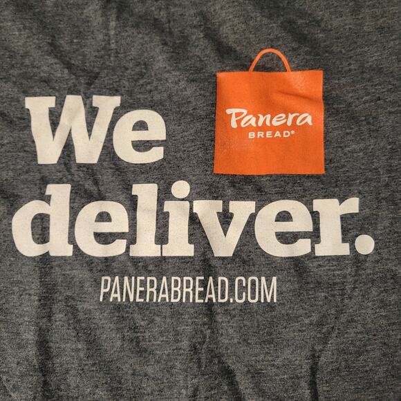 Panera Bread "We Deliver" Employee T-Shirt - Medium - Picture 3 of 6